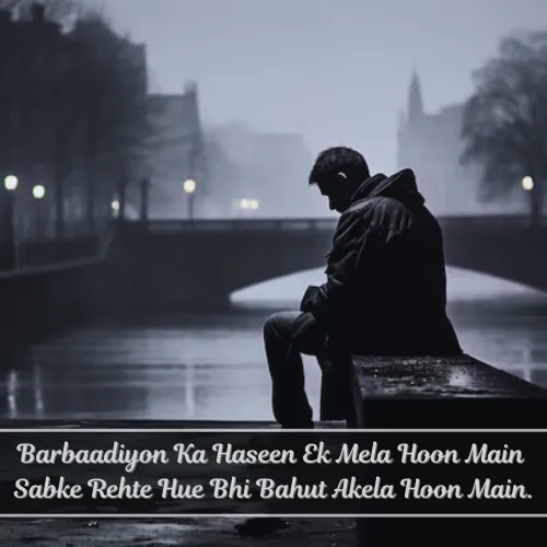 Alone Sad Shayari in English