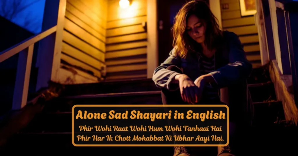 Alone Sad Shayari in English