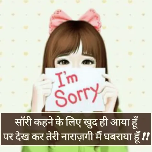 Sorry Naraz Ko Manane Ki Shayari