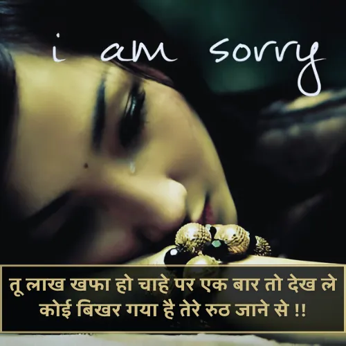 Sorry Shayari 2 Line